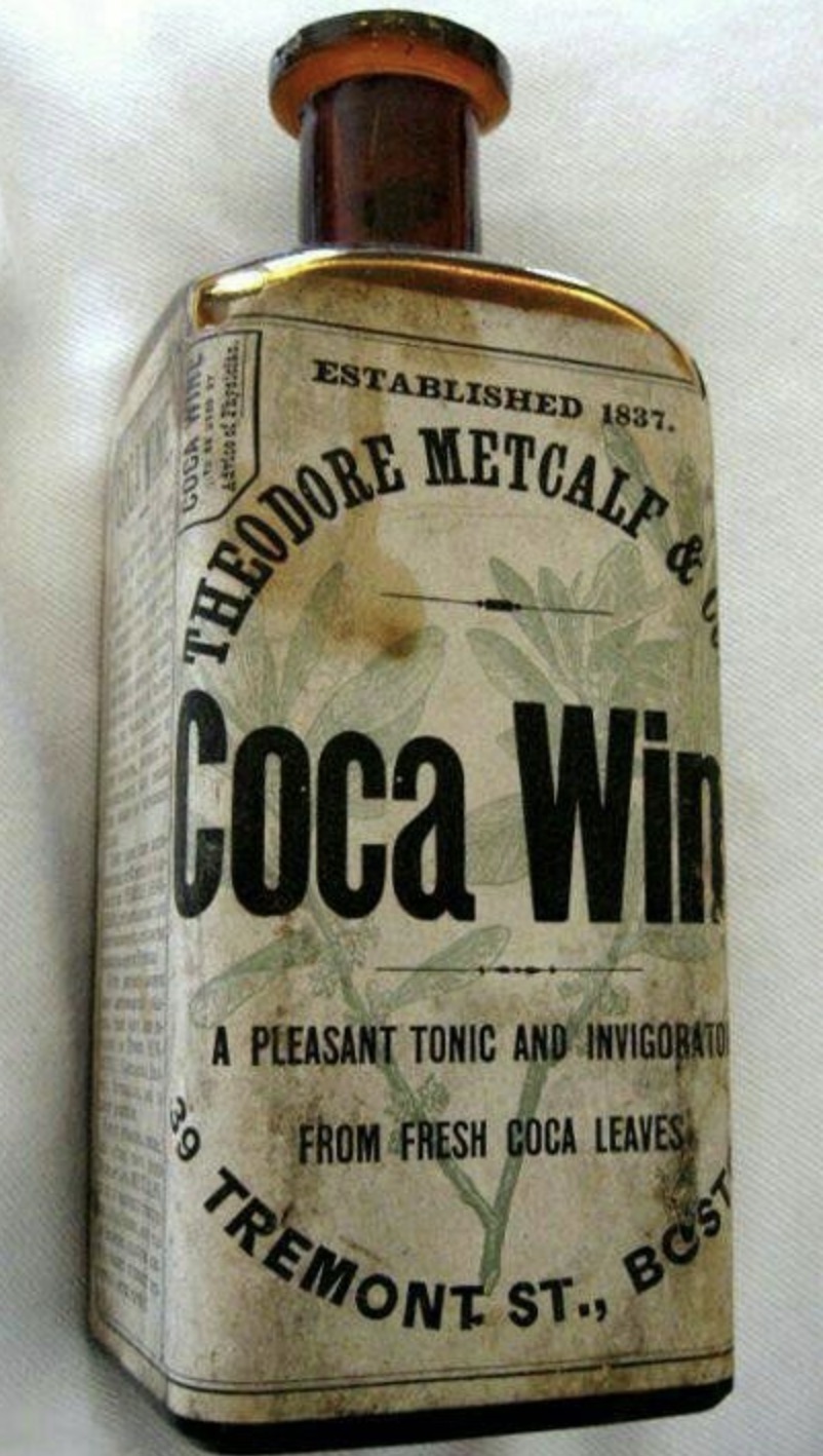 french coca wine - Established 1837. Theodore Metcalf& Coca Wi 39 A Pleasant Tonic And Invigorato From Fresh Coca Leaves Tremont St. Bost